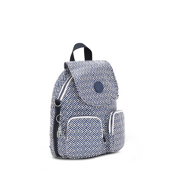 Kipling Firefly Up Printed Convertible Ryggsekk Grå | NO 1633EB